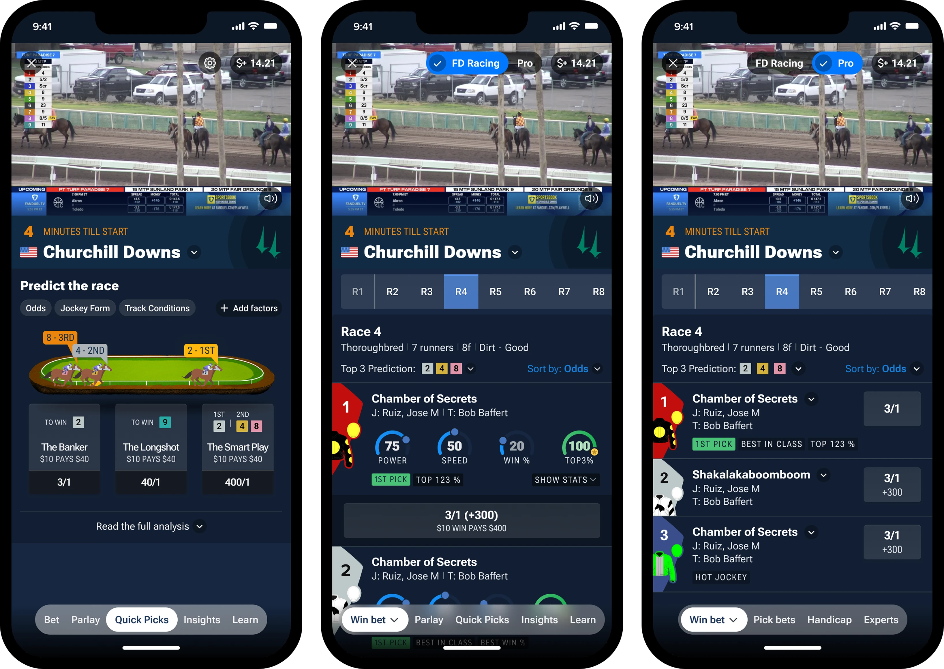 Future of Racing vision concept screens